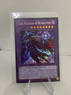 Yugioh Dark Magician of Destruction - 1st Edition Secret Rare NM - Free Pack - Image 1