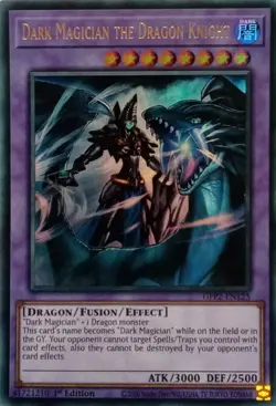GFP2-EN125 DARK MAGICIAN THE DRAGON KNIGHT ULTRA RARE 1ST EDITION YuGiOh CARD - Image 1
