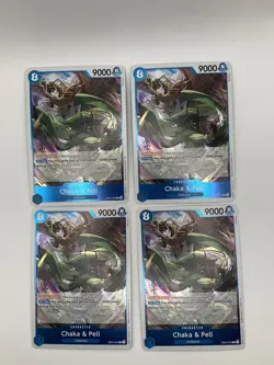 4x One Piece The Azure Sea’s Seven OP14-EB04 Chaka & Pell EB04-023 (playset) - Image 1