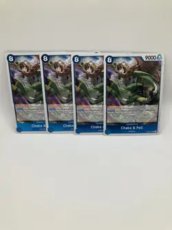 4x One Piece The Azure Sea’s Seven OP14-EB04 Chaka & Pell EB04-023 (playset) - Image 2