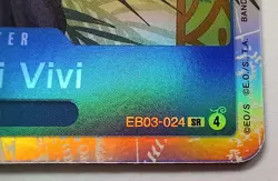 One Piece (TCG/CCG): (EB03) Nefeltari Vivi SR Card - EB03-024 - Image 3
