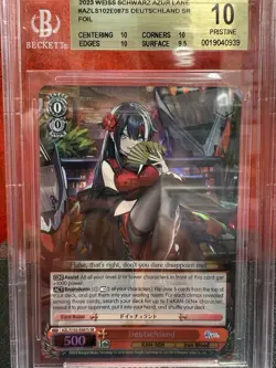 2023 Weiss Schwarz Azur Lane Deutschland #AZLS102E087S SR BGS 10 - Image 1