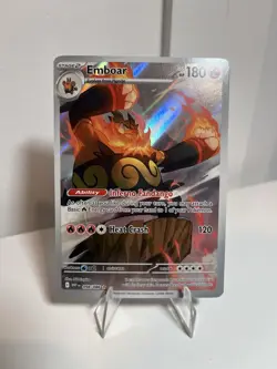 Pokemon TCG Emboar Full Art Sv: White Flare English Card 098/086 - Image 1