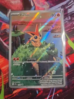 Victini 208 Pokemon TCG SV Promo Card Illustration Collection, English - Image 1