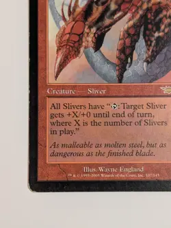 MTG Card - 1x Magma Sliver - Legions - LP/MP - Vintage Rare Magic The Gathering - Image 5