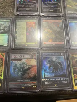 Magic The Gathering Jurassic World Lot MTG JW Jurassic Park Collection Emblem - Image 3