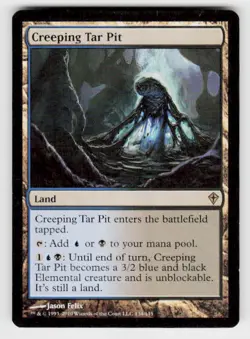 Worldwake #134 Creeping Tar Pit - Image 1