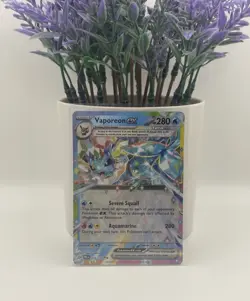 Pokemon TCG Vaporeon ex 023/131 SV: Prismatic Evolutions Holo NM - Image 1