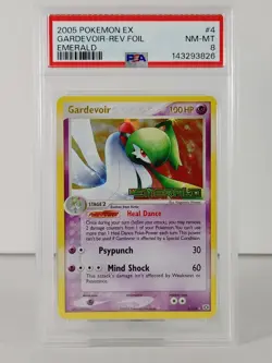 Gardevoir - Rare holo/stamp - EX Emerald - POKEMON 2005 #4 - PSA 8 - Image 1