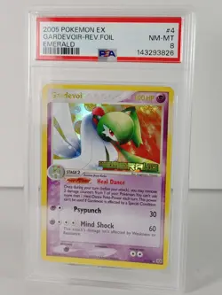 Gardevoir - Rare holo/stamp - EX Emerald - POKEMON 2005 #4 - PSA 8 - Image 2
