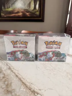(2 Boxes) Pokemon TCG Scarlet & Violet Paradox Rift Booster Box Sealed Brand New - Image 1