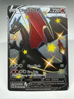 Pokemon TCG Charizard v Champions Path Holo Card 079/073 Secret Rare - Image 1