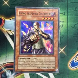 Yugioh! Kycoo the Ghost Destroyer LON-062 Super Rare Unlimited MP - Image 1
