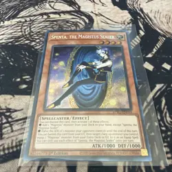 Yugioh BPRO-EN098 Spenta, the Magistus Sealer Secret Rare 1st Edition Near Mint - Image 1