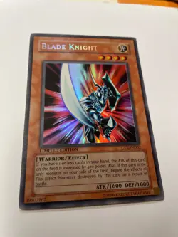 Yugioh Blade Knight CT1-EN002 NM Super Rare Misprint Error Limited - Image 1