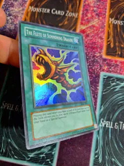Yu-Gi-Oh! TCG The Flute of Summoning Dragon SDK-042 Super Rare Unlimited NM - Image 2