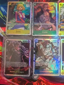 One Piece TcG Card Game 10 Card SR Lot - Image 2