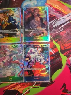 One Piece TcG Card Game 10 Card SR Lot - Image 4