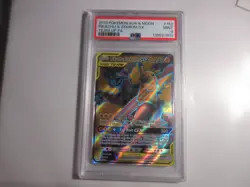 PSA 9 Pikachu & Zekrom GX Full Art Team Up Pokemon Card - Image 1