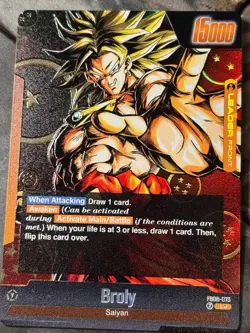 FB08-073 Broly Custom Leader Card - Dragon Ball Fusion World TCG - Orica/Proxy - Image 1
