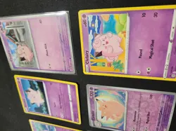 Pokemon Collection Set X7 Cards Clefairy Clefable Chansey Nm/lp Tcg - Image 4