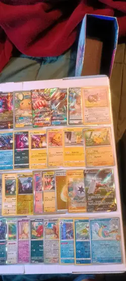 Pokemon Card Collection Lot Pikachu, Eevee, Lapras Gx - Image 2