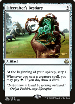 Lifecrafter's Bestiary #162 (Foil) (MP) Prerelease Cards PRE Magic MTG - Image 1