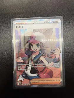 Hilda 164/086 Sv: White Flare Holo Full Art Trainer Pokemon Card - Image 2