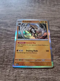 141/165 Kabutops : ( Holo Rare Card : SV03.5 151 Pokemon TCG - Image 1