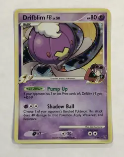 Pokemon DRIFBLIM FB Card 3/147 Holo Rare LP Supreme Victors Light Play TCG - Image 1