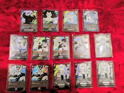 Dragon Ball Super Card Game SB01 SR Card Lot (14 Cards Total, See Description) - Image 1