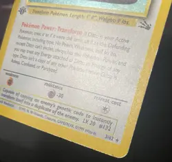 Ditto 3/62 Fossil Holo 1st Edition - Pokemon Card - Image 5