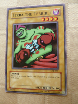 YU-GI-OH! TERRA THE TERRIBLE LOB-080 (1996) CARD - Image 1