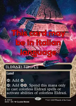 MTG ELDRAZI TEMPLE 14 EXC - TEMPIO ELDRAZI - EOS IT - MAGIC - Image 1