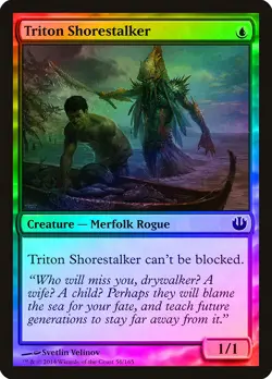 Triton Shorestalker FOIL Journey into Nyx PLD Blue Common MAGIC CARD ABUGames - Image 1