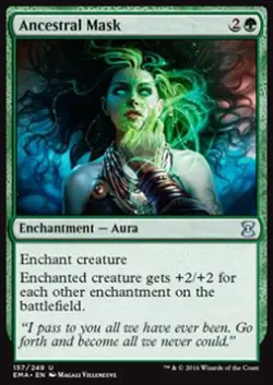 MTG ANCESTRAL MASK FOIL EXC - MASCHERA ANCESTRALE - EMA - MAGIC - Image 1