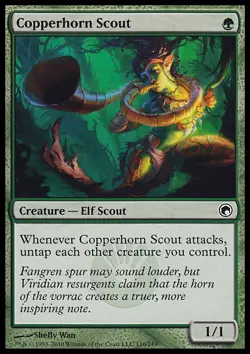 MTG COPPERHORN SCOUT EXC - ESPLORATRICE DAL CORNO RAMATO - SOM - MAGIC - Image 1