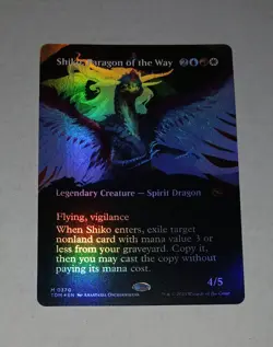MTG TARKIR DRAGONSTORM LA DRACOTESTA EXTRA MINT FOIL BORDLESS ELSPHET - Image 2