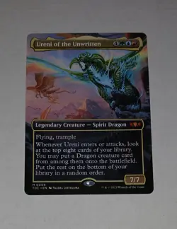 MTG TARKIR DRAGONSTORM LA DRACOTESTA EXTRA MINT FOIL BORDLESS ELSPHET - Image 3