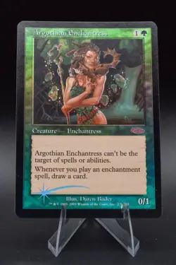 Argothian Enchantress: 2003 Magic the Gathering - Judge Promos Foil - Image 1