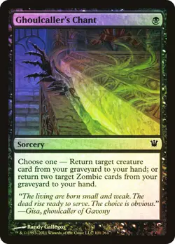 Ghoulcaller's Chant Foil Innistrad Mtg Magic English NM - Image 1