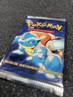 Pokemon BASE SET BOOSTER PACK - SPANISH - FACTORY SEALED - Blastoise WOTC - Image 3