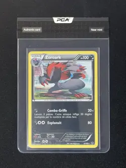 Carte Pokemon Zoroark 67/98 Holo N&B Pouvoirs Emergents Noir Blanc FR NM PCA - Image 2