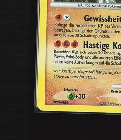 Rameidon - Rampardos Pokemon Karte 33/123 Non Holo Geheimnisvolle Schatze /V31 - Image 5