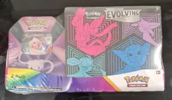 Pokemon TCG Evolving Skies Elite Trainer Box Mew V Tin Costco Etb Pack - Image 1