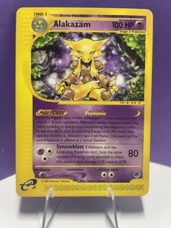 Pokemon TCG Alakazam #33 Expedition Non-Holo Moderately Played - Image 1