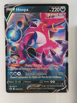 Carte pokemon FRANCAIS Hoopa V (SWSH 176) SWSH Black Star Promo [NM] 28.03.2025B - Image 1