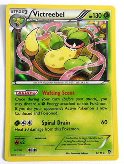 POKEMON VICTREEBEL 3/111 HOLO FURIOUS FISTS 2014 POKEMON NM - Image 1