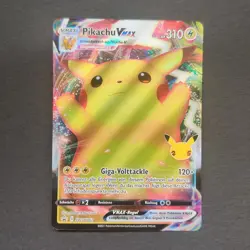 Pokemon TCG Karte - Pikachu VMAX Black Star Promo SWSH062 DE - Image 2