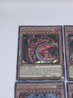 YUGIOH SACRED BEAST MP21 SET HAMON/URIA/RAVIEL + SHIMMERING SCRAPER SECRET 1ST - Image 2